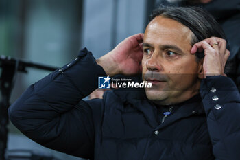 2024-04-01 - Simone Inzaghi Head Coach of FC Internazionale looks on during Serie A 2023/24 football match between FC Internazionale and Empoli FC at Giuseppe Meazza Stadium, Milan, Italy on April 01, 2024 - INTER - FC INTERNAZIONALE VS EMPOLI FC - ITALIAN SERIE A - SOCCER