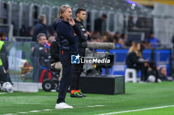 2024-04-01 - Davide Nicola Head Coach of Empoli FC looks on during Serie A 2023/24 football match between FC Internazionale and Empoli FC at Giuseppe Meazza Stadium, Milan, Italy on April 01, 2024 - INTER - FC INTERNAZIONALE VS EMPOLI FC - ITALIAN SERIE A - SOCCER