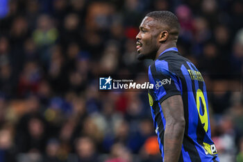 2024-04-01 - Marcus Thuram of FC Internazionale looks on during Serie A 2023/24 football match between FC Internazionale and Empoli FC at Giuseppe Meazza Stadium, Milan, Italy on April 01, 2024 - INTER - FC INTERNAZIONALE VS EMPOLI FC - ITALIAN SERIE A - SOCCER