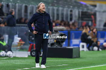 2024-04-01 - Davide Nicola Head Coach of Empoli FC reacts during Serie A 2023/24 football match between FC Internazionale and Empoli FC at Giuseppe Meazza Stadium, Milan, Italy on April 01, 2024 - INTER - FC INTERNAZIONALE VS EMPOLI FC - ITALIAN SERIE A - SOCCER
