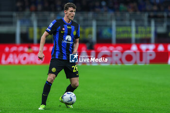 2024-04-01 - Benjamin Pavard of FC Internazionale seen in action during Serie A 2023/24 football match between FC Internazionale and Empoli FC at Giuseppe Meazza Stadium, Milan, Italy on April 01, 2024 - INTER - FC INTERNAZIONALE VS EMPOLI FC - ITALIAN SERIE A - SOCCER