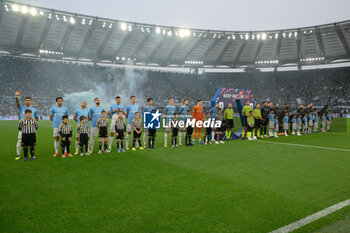 2024-03-30 - Line up during the Italian Football Championship League A 2023/2024 match between SS Lazio vs Juventus FC at the Olimpic Stadium in Rome on 30 March 2024. - SS LAZIO VS JUVENTUS FC - ITALIAN SERIE A - SOCCER