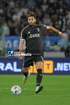 2024-03-30 - Juventus' Manuel Locatelli during the Italian Football Championship League A 2023/2024 match between SS Lazio vs Juventus FC at the Olimpic Stadium in Rome on 30 March 2024. - SS LAZIO VS JUVENTUS FC - ITALIAN SERIE A - SOCCER