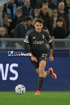 2024-03-30 - Juventus' Andrea Cambiaso during the Italian Football Championship League A 2023/2024 match between SS Lazio vs Juventus FC at the Olimpic Stadium in Rome on 30 March 2024. - SS LAZIO VS JUVENTUS FC - ITALIAN SERIE A - SOCCER