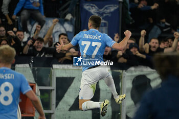 2024-03-30 - Lazio’s Adam Marusic celebrates after scoring the goal 1-0 during the Italian Football Championship League A 2023/2024 match between SS Lazio vs Juventus FC at the Olimpic Stadium in Rome on 30 March 2024. - SS LAZIO VS JUVENTUS FC - ITALIAN SERIE A - SOCCER