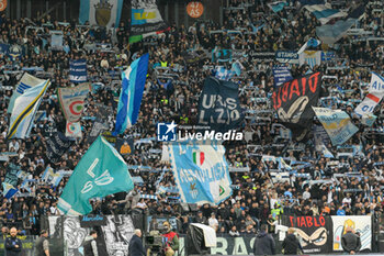 2024-03-30 - SS Lazio supporters during the Italian Football Championship League A 2023/2024 match between SS Lazio vs Juventus FC at the Olimpic Stadium in Rome on 30 March 2024. - SS LAZIO VS JUVENTUS FC - ITALIAN SERIE A - SOCCER