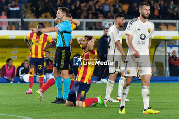 2024-04-01 - Remi Oudin of US Lecce disappointment - US LECCE VS AS ROMA - ITALIAN SERIE A - SOCCER