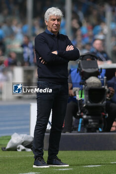 2024-03-30 - Gian Piero Gasperini coach of Atalanta BC look during Serie A Match between SSC Napoli vs Atalanta BC at Diego Armando Maradona Stadium - SSC NAPOLI VS ATALANTA BC - ITALIAN SERIE A - SOCCER