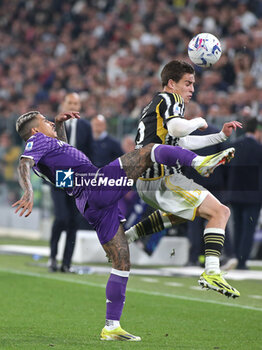 2024-04-07 - Dodo' (ACF Fiorentina) vs Kenan Yildiz (Juventus FC) - JUVENTUS FC VS ACF FIORENTINA - ITALIAN SERIE A - SOCCER