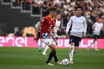 2024-04-06 - Diego Llorente of A.S. Roma during the 31th day of the Serie A Championship between A.S. Roma vs S.S. Lazio, 6 April, 2024 at the Olympic Stadium in Rome, Italy. - AS ROMA VS SS LAZIO - ITALIAN SERIE A - SOCCER