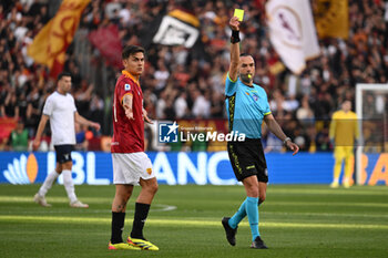 2024-04-06 - Referee Marco Guida during the 31th day of the Serie A Championship between A.S. Roma vs S.S. Lazio, 6 April, 2024 at the Olympic Stadium in Rome, Italy. - AS ROMA VS SS LAZIO - ITALIAN SERIE A - SOCCER