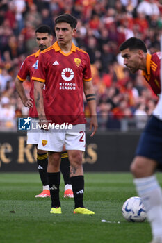 2024-04-06 - Paulo Dybala of A.S. Roma during the 31th day of the Serie A Championship between A.S. Roma vs S.S. Lazio, 6 April, 2024 at the Olympic Stadium in Rome, Italy. - AS ROMA VS SS LAZIO - ITALIAN SERIE A - SOCCER