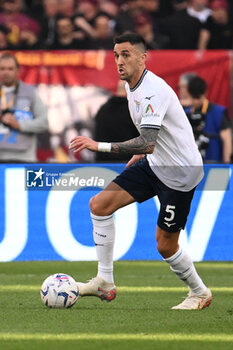 2024-04-06 - Matias Vecino of S.S. Lazio during the 31th day of the Serie A Championship between A.S. Roma vs S.S. Lazio, 6 April, 2024 at the Olympic Stadium in Rome, Italy. - AS ROMA VS SS LAZIO - ITALIAN SERIE A - SOCCER