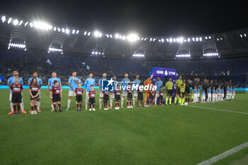 2024-04-12 - Line up during the Italian Football Championship League A 2023/2024 match between SS Lazio vs US Salernitana at the Olimpic Stadium in Rome on 12 Aprile 2024. - SS LAZIO VS US SALERNITANA - ITALIAN SERIE A - SOCCER