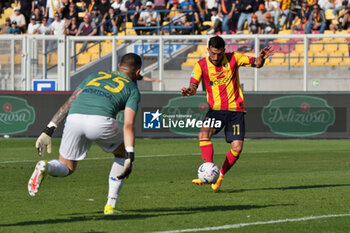 2024-04-13 - Nicola Sansone of US Lecce scores a goal of 1-0 - US LECCE VS EMPOLI FC - ITALIAN SERIE A - SOCCER
