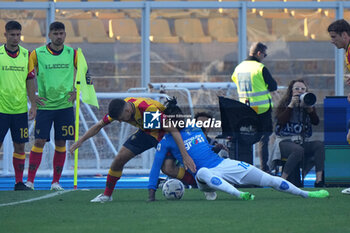 2024-04-13 - Joan Gonzalez of US Lecce in action against M’Baye Niang of Empoli FC - US LECCE VS EMPOLI FC - ITALIAN SERIE A - SOCCER