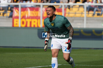 2024-04-13 - Elia Caprile of Empoli FC - US LECCE VS EMPOLI FC - ITALIAN SERIE A - SOCCER