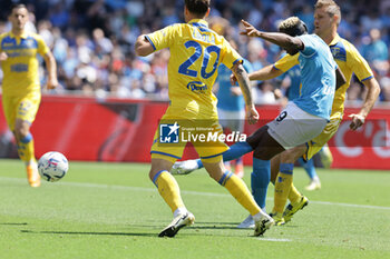 2024-04-14 - SSC Napoli's Nigerian forward Victor Osimhen during the Serie A football match between SSC Napoli and Frosinone at the Diego Armando Maradona Stadium in Naples, southern Italy, on April 14, 2024. - SSC NAPOLI VS FROSINONE CALCIO - ITALIAN SERIE A - SOCCER