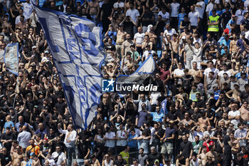 2024-04-14 - supporters ssc napoli during the Serie A football match between SSC Napoli and Frosinone at the Diego Armando Maradona Stadium in Naples, southern Italy, on April 14, 2024. - SSC NAPOLI VS FROSINONE CALCIO - ITALIAN SERIE A - SOCCER