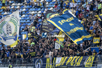 2024-04-14 - supporters frosinone during the Serie A football match between SSC Napoli and Frosinone at the Diego Armando Maradona Stadium in Naples, southern Italy, on April 14, 2024. - SSC NAPOLI VS FROSINONE CALCIO - ITALIAN SERIE A - SOCCER