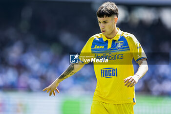 2024-04-14 - Frosinone's Argentinian forward Matias Soule looks during the Serie A football match between SSC Napoli and Frosinone at the Diego Armando Maradona Stadium in Naples, southern Italy, on April 14, 2024. - SSC NAPOLI VS FROSINONE CALCIO - ITALIAN SERIE A - SOCCER