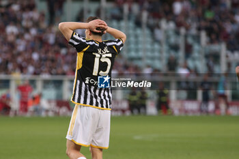 2024-04-13 - Kenan Yildiz (Juventus FC) disappointed - TORINO FC VS JUVENTUS FC - ITALIAN SERIE A - SOCCER