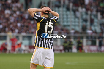 2024-04-13 - Kenan Yildiz (Juventus FC) disappointed - TORINO FC VS JUVENTUS FC - ITALIAN SERIE A - SOCCER