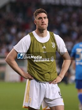 2024-04-13 - Dusan Vlahovic (Juventus FC) disappointed - TORINO FC VS JUVENTUS FC - ITALIAN SERIE A - SOCCER