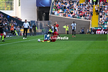 2024-04-14 - Udinese's Roberto Maximiliano Pereyra scores a goal 1-0 - UDINESE CALCIO VS AS ROMA - ITALIAN SERIE A - SOCCER