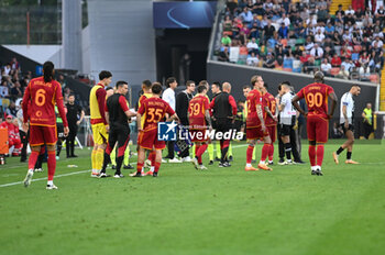 2024-04-14 - Udinese Calcio and AS Roma suspends the match - UDINESE CALCIO VS AS ROMA - ITALIAN SERIE A - SOCCER