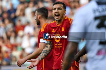 2024-04-14 - Roma’s Leandro Paredes gestures - UDINESE CALCIO VS AS ROMA - ITALIAN SERIE A - SOCCER