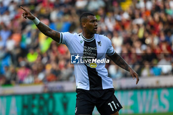 2024-04-14 - Udinese's Walace Souza Silva gestures - UDINESE CALCIO VS AS ROMA - ITALIAN SERIE A - SOCCER