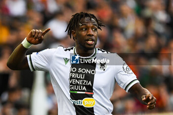 2024-04-14 - Udinese's Hassane Kamara portrait gestures - UDINESE CALCIO VS AS ROMA - ITALIAN SERIE A - SOCCER