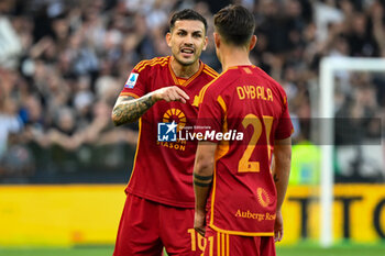 2024-04-14 - Roma’s Leandro Paredes gestures - UDINESE CALCIO VS AS ROMA - ITALIAN SERIE A - SOCCER