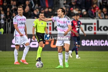 2024-04-19 - Federico Chiesa of Juventus FC, Esultanza, Joy After scoring goal, - CAGLIARI CALCIO VS JUVENTUS FC - ITALIAN SERIE A - SOCCER