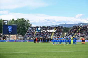 2024-04-20 - Minute of silence in memory of Mattia Giani - EMPOLI FC VS SSC NAPOLI - ITALIAN SERIE A - SOCCER