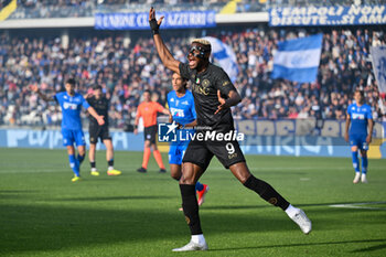 2024-04-20 - SSC Napoli's forward Victor Osimhen reacts - EMPOLI FC VS SSC NAPOLI - ITALIAN SERIE A - SOCCER