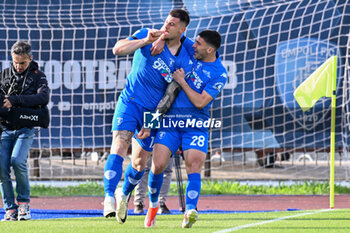 2024-04-20 - Empoli FC's forward Alberto Cerri celebrates after scoring a goal - EMPOLI FC VS SSC NAPOLI - ITALIAN SERIE A - SOCCER