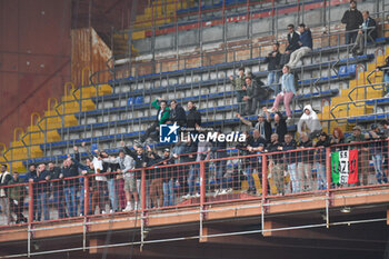 2024-04-19 - LAzio Fans during Italian Serie A TIM match between Genoa CFC and SS Lazio at Stadio Giuseppe Ferraris, Genova - GENOA CFC VS SS LAZIO - ITALIAN SERIE A - SOCCER