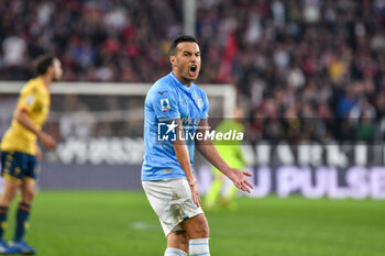 2024-04-19 - Pedro of Lazio during Italian Serie A TIM match between Genoa CFC and SS Lazio at Stadio Giuseppe Ferraris, Genova - GENOA CFC VS SS LAZIO - ITALIAN SERIE A - SOCCER