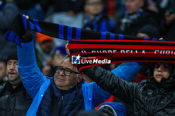 2024-04-22 - FC Internazionale and AC Milan supporters seen during Serie A 2023/24 football match between AC Milan and FC Internazionale at San Siro Stadium, Milan, Italy on April 22, 2024 - AC MILAN VS INTER - FC INTERNAZIONALE - ITALIAN SERIE A - SOCCER