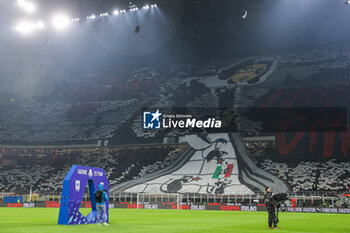 2024-04-22 - AC Milan supporters choreography during Serie A 2023/24 football match between AC Milan and FC Internazionale at San Siro Stadium, Milan, Italy on April 22, 2024 - AC MILAN VS INTER - FC INTERNAZIONALE - ITALIAN SERIE A - SOCCER