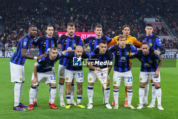 2024-04-22 - FC Internazionale team line up during Serie A 2023/24 football match between AC Milan and FC Internazionale at San Siro Stadium, Milan, Italy on April 22, 2024 - AC MILAN VS INTER - FC INTERNAZIONALE - ITALIAN SERIE A - SOCCER