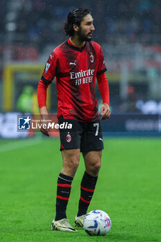 2024-04-22 - Yacine Adli of AC Milan seen in action during Serie A 2023/24 football match between AC Milan and FC Internazionale at San Siro Stadium, Milan, Italy on April 22, 2024 - AC MILAN VS INTER - FC INTERNAZIONALE - ITALIAN SERIE A - SOCCER