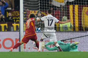 2024-04-22 - Roma’s Sardar Azmoun goal 1-2 during the Italian Football Championship League A 2023/2024 match between AS Roma vs Bologna FC at the Olimpic Stadium in Rome on 22 April 2024. - AS ROMA VS BOLOGNA FC - ITALIAN SERIE A - SOCCER