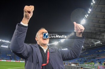 2024-04-22 - Joey Saputo president of Bologna FC during the Italian Football Championship League A 2023/2024 match between AS Roma vs Bologna FC at the Olimpic Stadium in Rome on 22 April 2024. - AS ROMA VS BOLOGNA FC - ITALIAN SERIE A - SOCCER