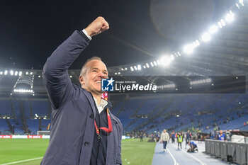 2024-04-22 - Joey Saputo president of Bologna FC during the Italian Football Championship League A 2023/2024 match between AS Roma vs Bologna FC at the Olimpic Stadium in Rome on 22 April 2024. - AS ROMA VS BOLOGNA FC - ITALIAN SERIE A - SOCCER
