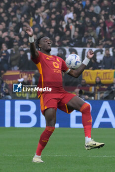 2024-04-22 - Roma’s Tammy Abraham during the Italian Football Championship League A 2023/2024 match between AS Roma vs Bologna FC at the Olimpic Stadium in Rome on 22 April 2024. - AS ROMA VS BOLOGNA FC - ITALIAN SERIE A - SOCCER