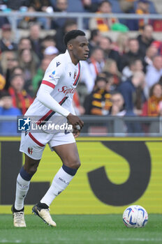 2024-04-22 - Bologna's Jhon Lucumi during the Italian Football Championship League A 2023/2024 match between AS Roma vs Bologna FC at the Olimpic Stadium in Rome on 22 April 2024. - AS ROMA VS BOLOGNA FC - ITALIAN SERIE A - SOCCER