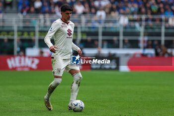 2024-04-28 - Raoul Bellanova of Torino FC seen in action during Serie A 2023/24 football match between FC Internazionale and Torino FC at Giuseppe Meazza Stadium, Milan, Italy on April 28, 2024 - INTER - FC INTERNAZIONALE VS TORINO FC - ITALIAN SERIE A - SOCCER